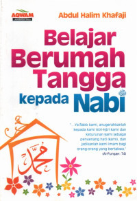 Image of Belajar Berumah Tangga Kepada Nabi