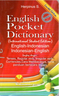 Image of English Pocket Dictionary (International Student Edition)