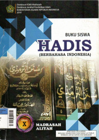 Image of Hadis (Berbahasa Indonesia) Kelas X