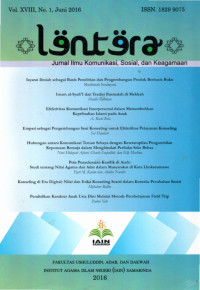 Image of Lentera Jurnal Ilmu Komunikasi, Sosial dan Keagamaan