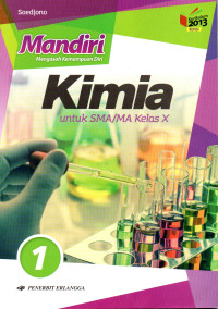 Image of Mandiri Kimia Kelas X Jilid 1